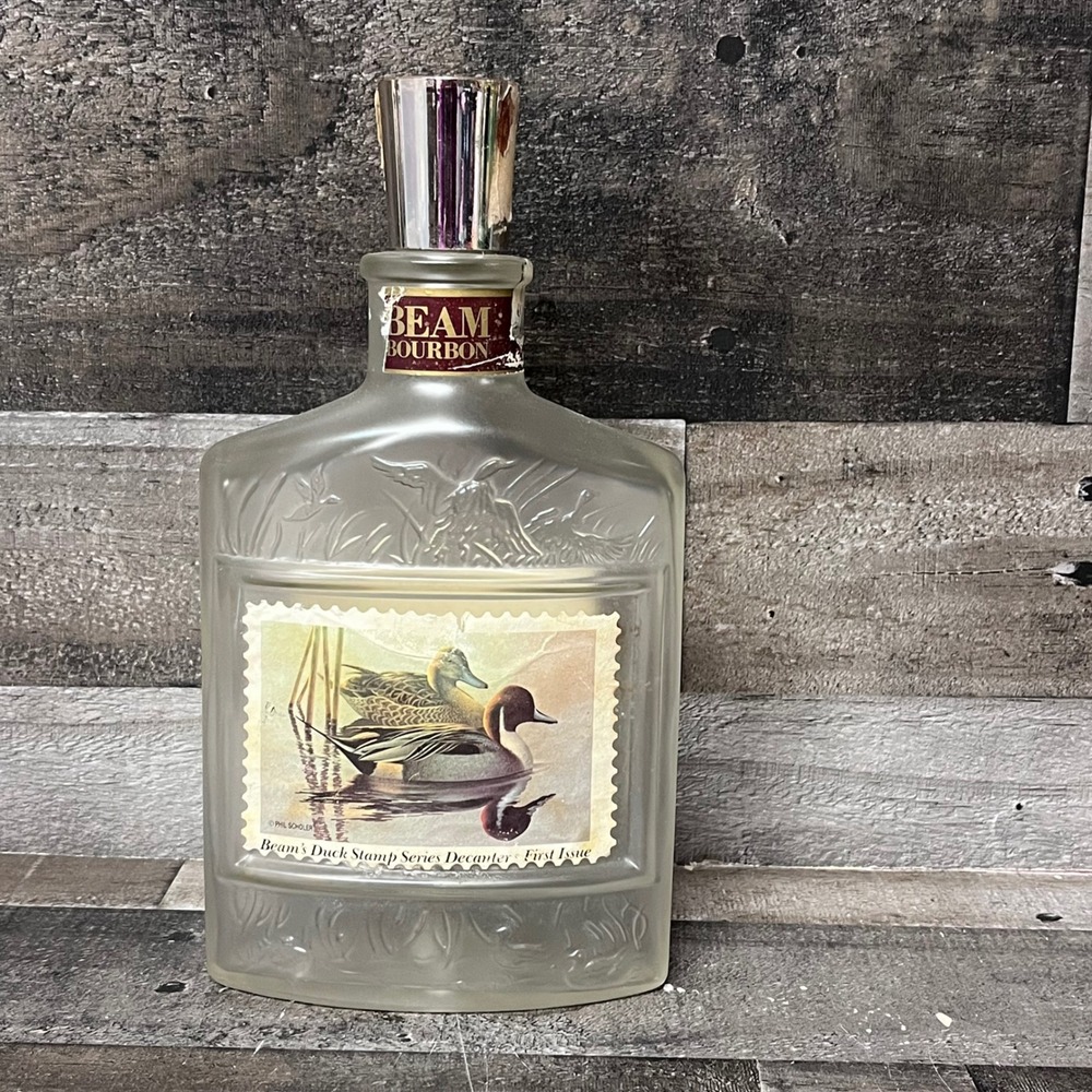 Vintage Jim Beam's Duck Stamp Series Decanter - First Issue - Pintails- EMPTY